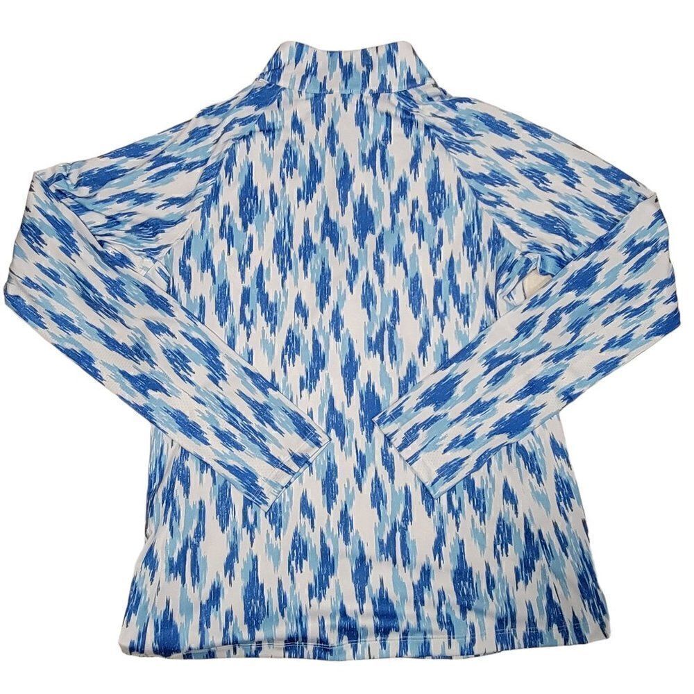 Lady Hagen Golf Pullover 1/4 Zip Long Sleeve Shirt Womens Size Small UPF 50 Blue - Picture 14 of 15